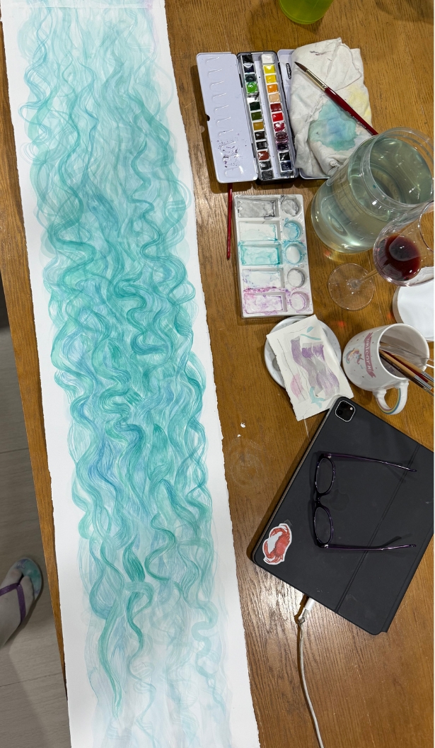 Cairel 2 — acuarela completa